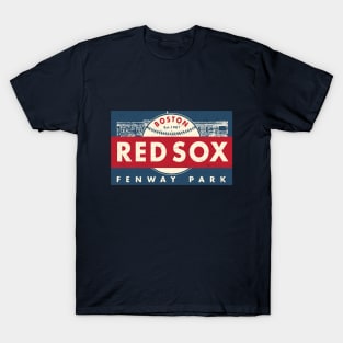 Throwback Boston Red Sox 2 by Buck Tee Originals T-Shirt